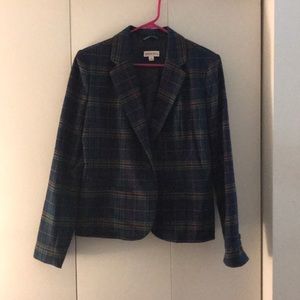 NWOT Merona Plaid Blazer